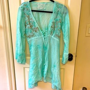 Turquoise Coverup